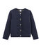 Girls' Tube Knit Cardigan SMOKING blue/OR yellow