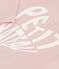 Girls' long-sleeved cotton T-shirt SALINE pink