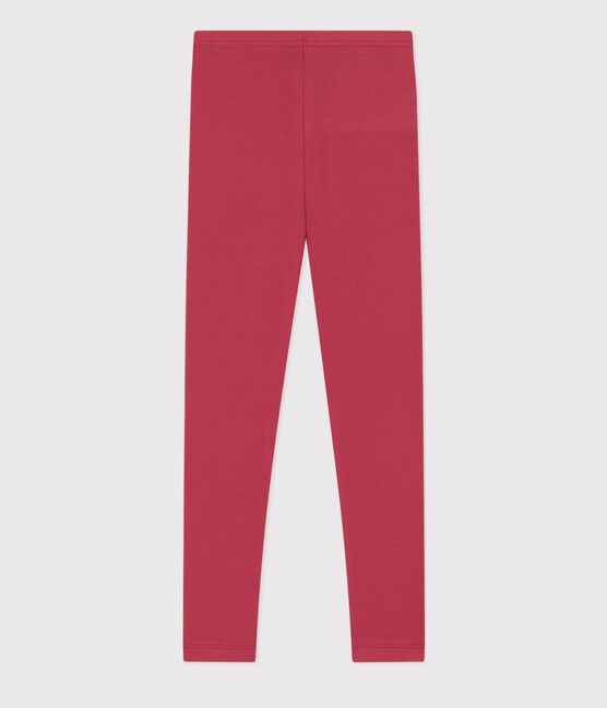 Girls' Elastane Jersey Leggings PAPI pink