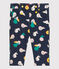 Babies' Velour Trousers SMOKING blue/MULTICO white