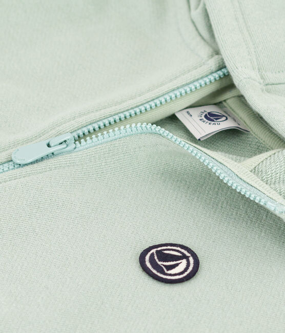 Boys' Fleece Zip-up Hoodie HERBIER green