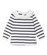 Baby Girls' Long-Sleeved Blouse with Sailor Stripes