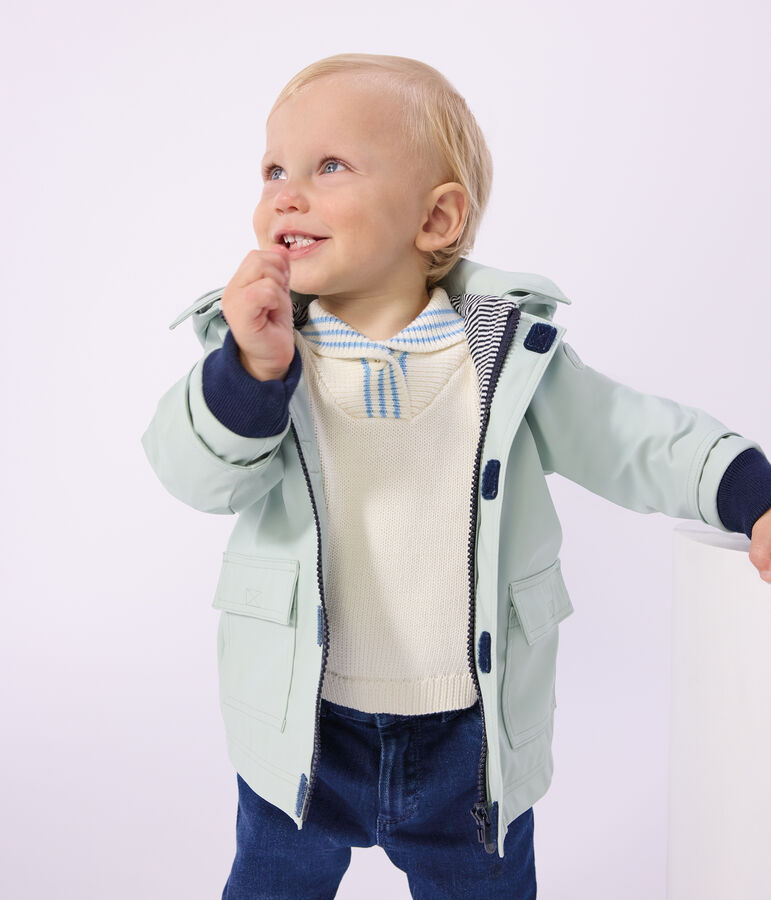 Babies' iconic raincoat blue