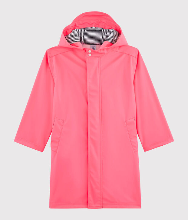 Unisex Children's Waxed Coat pink