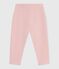 Babies' plain cotton trousers JOLI pink