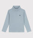 Children's Unisex Stripy Cotton Polo Neck