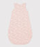 Babies' cloud themed 2 TOG velour sleeping bag SALINE /MARSHMALLOW