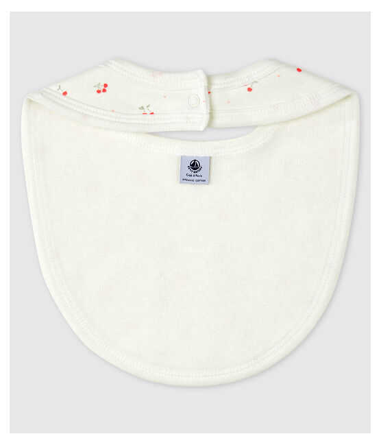 Organic Cotton Baby Bib MARSHMALLOW white/MULTICO white