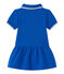 Baby girl's short-sleeved dress PERSE blue