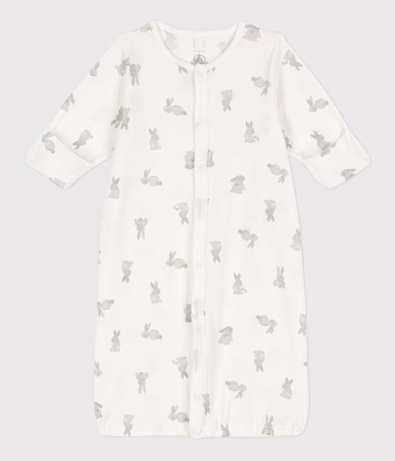 Cotton Jumpsuit/Sleeping Bag MARSHMALLOW white/GRIS grey