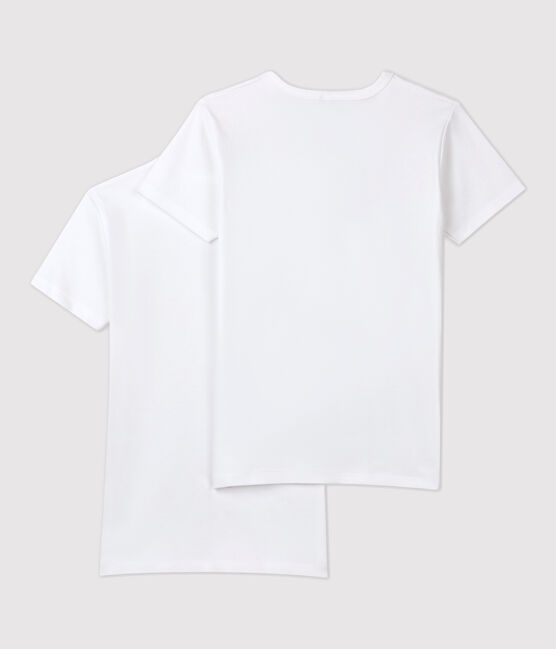 Boys' White Short-sleeved T-Shirt - 2-Pack variante 1