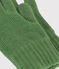 Children's knitted gloves PALMERAIE green