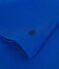 Women's plain rib knit long-sleeved Iconic T-shirt CALVIN blue