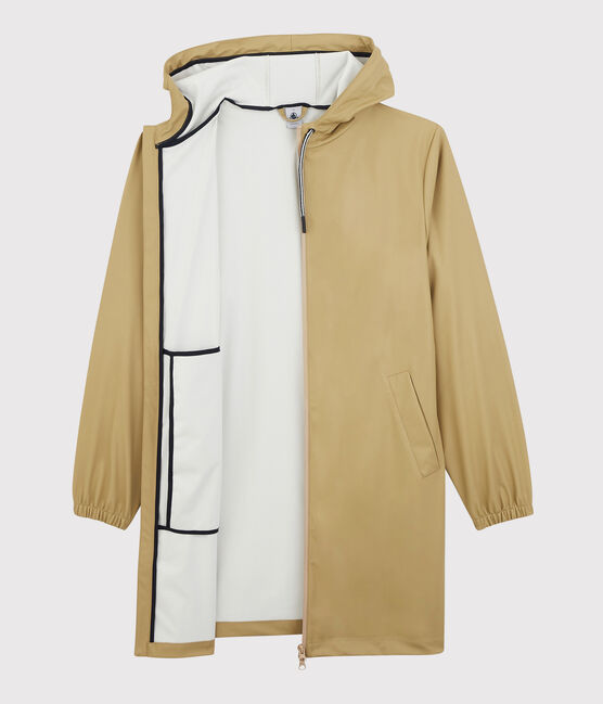 Unisex Long Light Recycled Fabric Raincoat JERRYCAN beige