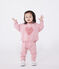 Plain cotton baby sweatshirt CHARME pink