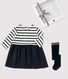 Girls' Dress and Tights Gift Set