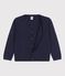 Boys' Wool/Cotton Cardigan SMOKING blue