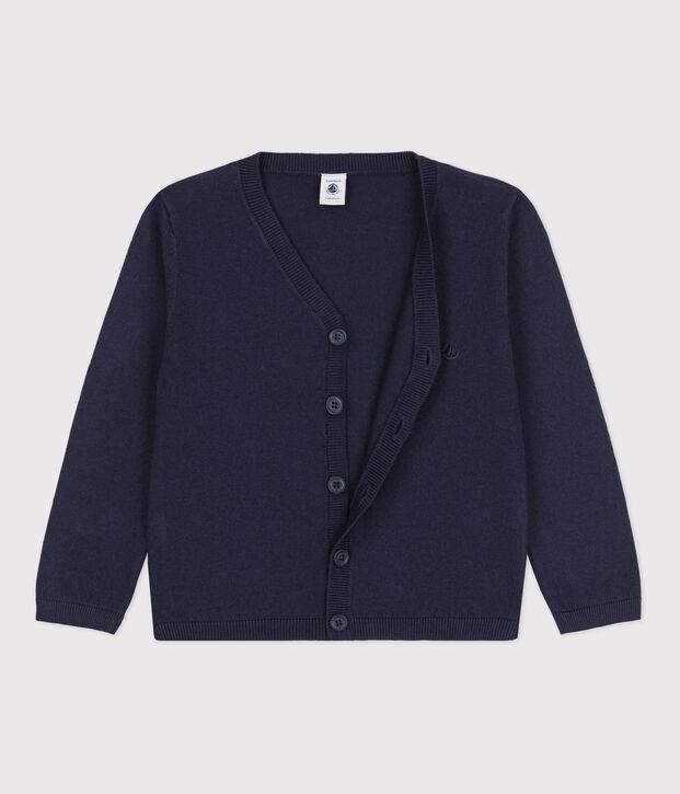 Boys' Wool/Cotton Cardigan SMOKING