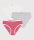 Women's cotton briefs - 3-Pack