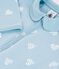 Babies' heart print footless cotton pyjama suit with a collar MIMI /ECUME
