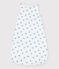 Babies' Organic Cotton Sleeping Bag MARSHMALLOW white/BRASIER blue