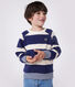 Children's unisex stripy cotton sweatshirt