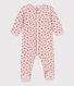 Babies' Floral Velour Sleepsuit