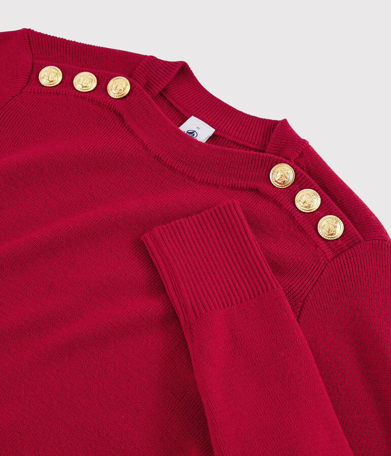 Women's woollen jumper red