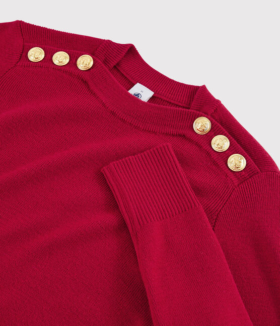 Women's woollen jumper TERKUIT red