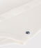 Babies' Short-Sleeved Bodysuit With a Ruff MARSHMALLOW white