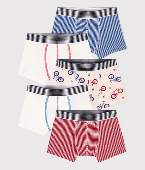 Boys' Bike Themed Cotton Boxer Shorts - 5-Pack variante 1