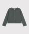 Women's Tube Knit Poppered Cardigan THUYA green