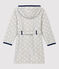 Unisex Star Fleece Dressing Gown BELUGA grey/ECUME white