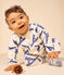 Babies' Cotton Paris Themed Pyjamas AVALANCHE white/MULTICO