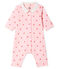 Babies' Footless Sleepsuit VIENNE pink/MULTICO white