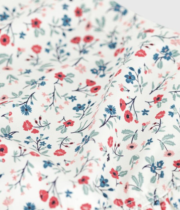 Babies' floral print frilly swim pants white/multicolor