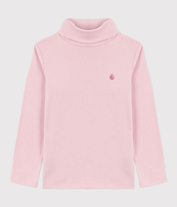 Children's plain cotton rollneck top JOLI