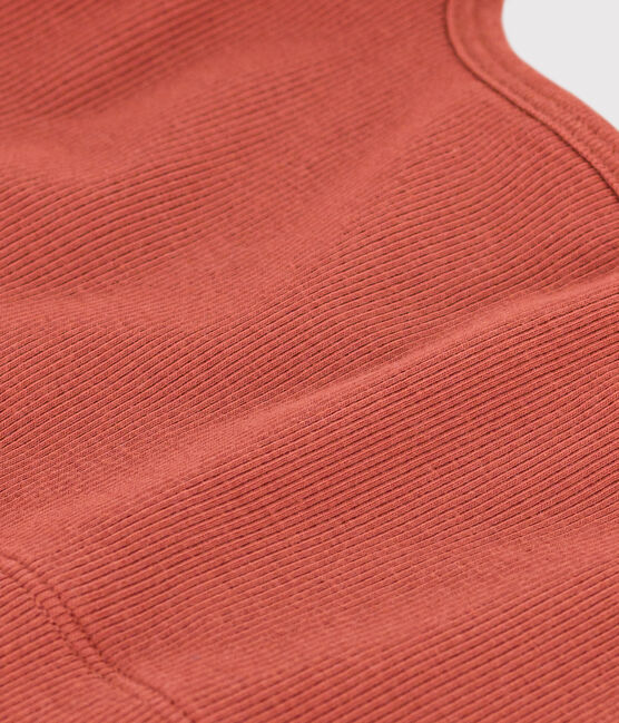Women's Plain Cotton and Elastane Bra FAMEUX brown