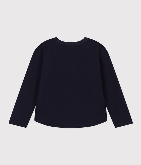  Girls' fleece sweatshirt SMOKING blue