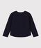  Girls' fleece sweatshirt SMOKING blue