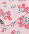 Children's floral printed tube knit pyjamas JOLI pink/MULTICO white