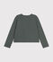 Women's Tube Knit Poppered Cardigan THUYA green