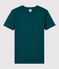 Women's Iconic Round-Neck Cotton T-Shirt PINEDE green