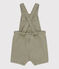Babies' Denim Dungaree Shorts MARECAGE green