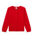 Girls' cardigan in wool and cotton