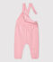 Babies' Fleece Dungarees CHARME pink