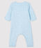 Baby Boys' Starry Footless Organic Cotton Bodyjama FRAICHEUR blue/CONCRETE grey