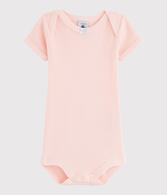 Baby Girls' Short-Sleeved Bodysuit MINOIS pink