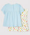 Baby Girls' Plain and Print Blouses - 2-Pack variante 1