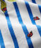 Baby girl's creative sailor top MARSHMALLOW white/PERSE blue